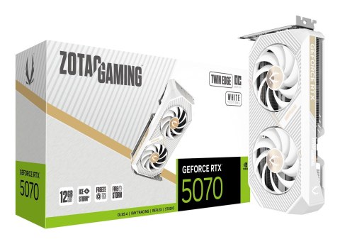 ZOTAC Karta graficzna ZOTAC GAMING GeForce RTX 5070 Twin Edge OC WHITE ED 12GB GDDR7