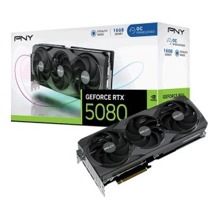 PNY Technologies PNY GeForce RTX 5080 Overclocked Triple Fan GPU NVIDIA 16 GB GDDR7