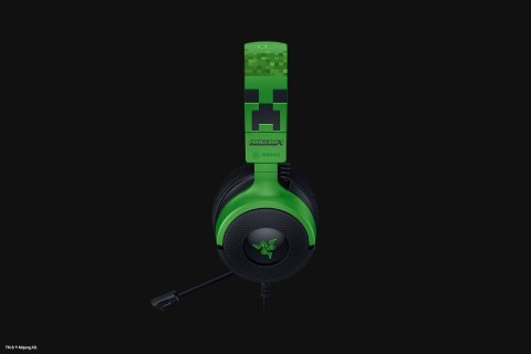 RAZER Zestaw słuchawkowy Razer Gaming Kraken V4 X przewodowe nauszne z mikrofonem edycja Minecraft
