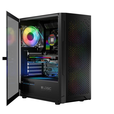 LOGIC ARAMIS ARGB MIDI USB 3.0 CZARNA OBUDOWA KOMPUTEROWA LOGIC CONCEPT