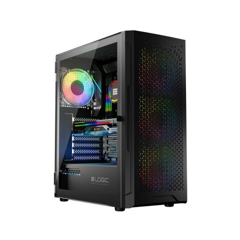 LOGIC ARAMIS ARGB MIDI USB 3.0 CZARNA OBUDOWA KOMPUTEROWA LOGIC CONCEPT