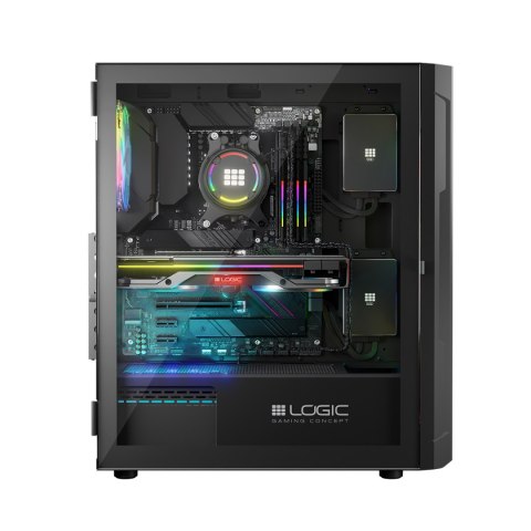 LOGIC ARAMIS ARGB MIDI USB 3.0 CZARNA OBUDOWA KOMPUTEROWA LOGIC CONCEPT