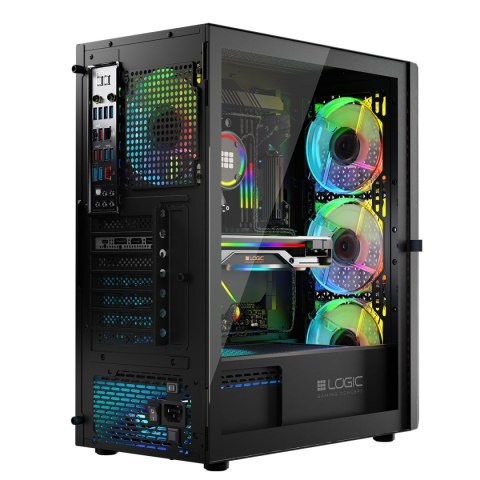LOGIC ARAMIS ARGB MIDI USB 3.0 CZARNA OBUDOWA KOMPUTEROWA LOGIC CONCEPT