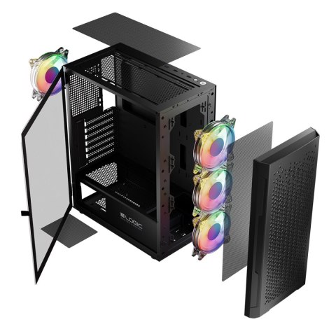LOGIC ARAMIS ARGB MIDI USB 3.0 CZARNA OBUDOWA KOMPUTEROWA LOGIC CONCEPT