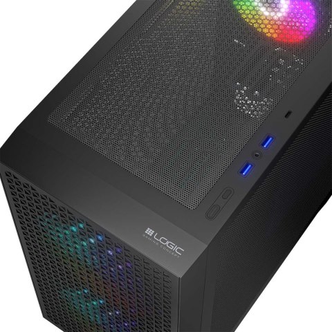 LOGIC DART PRO ARGB MINI USB 3.0x2 USB-Cx1 CZARNA OBUDOWA KOMPUTEROWA LOGIC CONCEPT