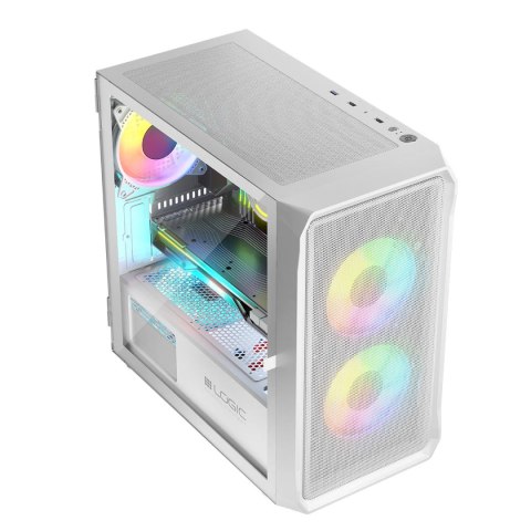 LOGIC PORTOS ARGB MINI USB 3.0 BIAŁA OBUDOWA KOMPUTEROWA LOGIC CONCEPT