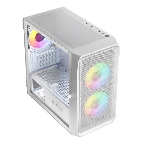 LOGIC PORTOS ARGB MINI USB 3.0 BIAŁA OBUDOWA KOMPUTEROWA LOGIC CONCEPT