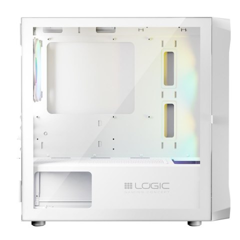 LOGIC PORTOS ARGB MINI USB 3.0 BIAŁA OBUDOWA KOMPUTEROWA LOGIC CONCEPT