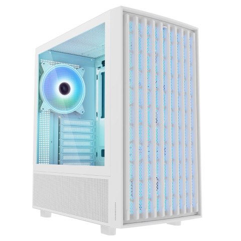 MODECOM BREEZE USB 3.0x2 USB-Cx1 ARGB BIAŁA OBUDOWA KOMPUTEROWA MODECOM