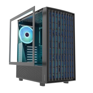 MODECOM BREEZE USB 3.0x2 USB-Cx1 ARGB CZARNA OBUDOWA KOMPUTEROWA MODECOM