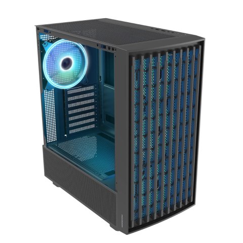 MODECOM BREEZE USB 3.0x2 USB-Cx1 ARGB CZARNA OBUDOWA KOMPUTEROWA MODECOM