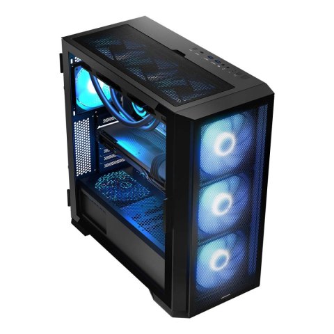 MODECOM HORIZON ARGB FLOW MIDI CZARNA OBUDOWA KOMPUTEROWA MODECOM