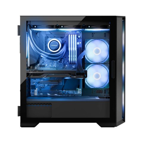 MODECOM HORIZON ARGB FLOW MIDI CZARNA OBUDOWA KOMPUTEROWA MODECOM