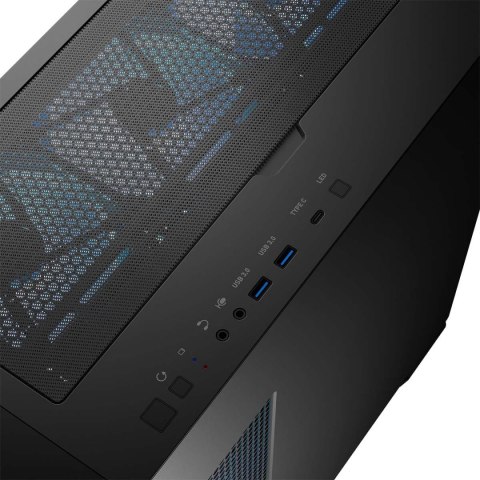 MODECOM HORIZON ARGB FLOW MIDI CZARNA OBUDOWA KOMPUTEROWA MODECOM