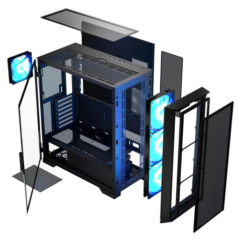 MODECOM HORIZON ARGB FLOW MIDI CZARNA OBUDOWA KOMPUTEROWA MODECOM