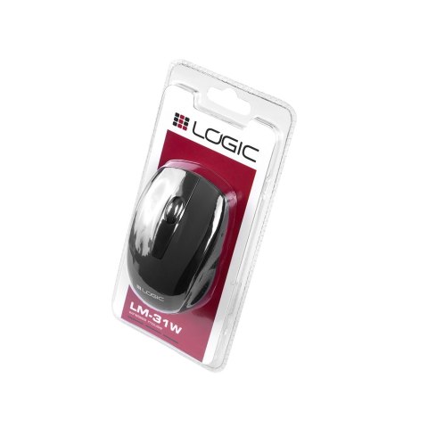 LOGIC LM-31W BEZPRZEWODOWA MYSZ OPTYCZNA BLACK LOGIC CONCEPT