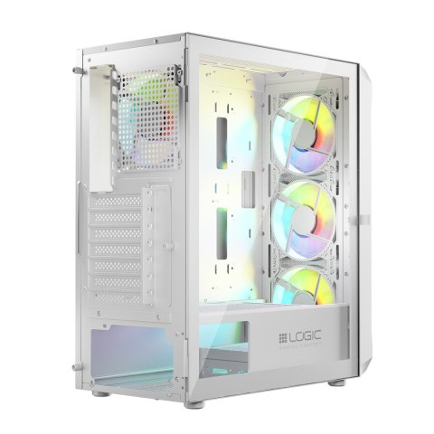 LOGIC PORTOS ARGB MIDI USB 3.0 BIAŁA OBUDOWA KOMPUTEROWA LOGIC CONCEPT