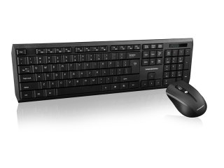 MODECOM 7200 CZARNY BEZPRZEWODOWY ZESTAW KLAWIATURA + MYSZ CZ/SK LAYOUT MODECOM