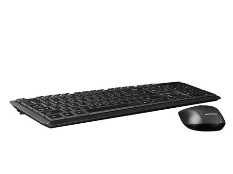 MODECOM 7200 CZARNY BEZPRZEWODOWY ZESTAW KLAWIATURA + MYSZ CZ/SK LAYOUT MODECOM