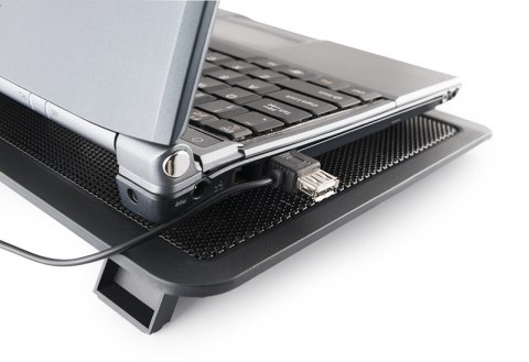 MODECOM CF13 SILENT FAN CZARNA PODSTAWKA CHŁODZĄCA POD LAPTOPA MODECOM