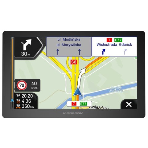 MODECOM FreeWAY CX 9.4 NAWIGACJA DO SAMOCHODÓW I CIĘŻARÓWEK iGO Navigation Truck (Europa roczna aktualizacja) MODECOM