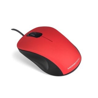 MODECOM M10S SILENT CZERWONA PRZEWODOWA MYSZ OPTYCZNA MODECOM