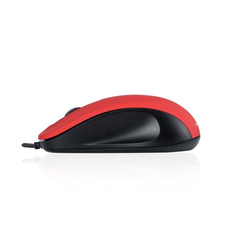 MODECOM M10S SILENT CZERWONA PRZEWODOWA MYSZ OPTYCZNA MODECOM