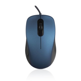 MODECOM M10S SILENT NIEBIESKA PRZEWODOWA MYSZ OPTYCZNA MODECOM