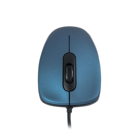 MODECOM M10S SILENT NIEBIESKA PRZEWODOWA MYSZ OPTYCZNA MODECOM