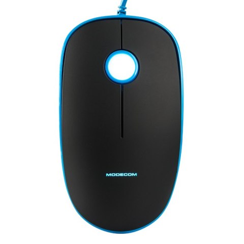 MODECOM M111 CZARNO-NIEBIESKA PRZEWODOWA MYSZ OPTYCZNA MODECOM