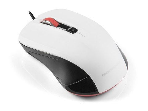 MODECOM M9.1 CZARNO-BIAŁA PRZEWODOWA MYSZ OPTYCZNA MODECOM