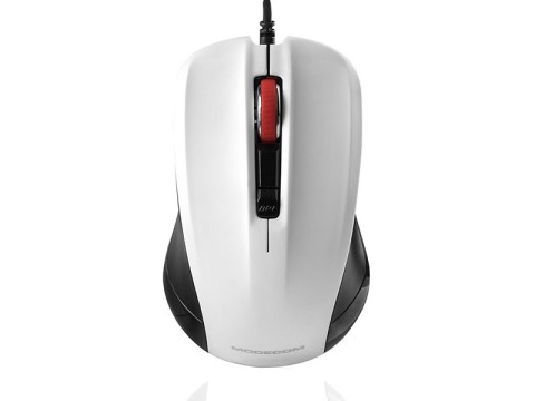 MODECOM M9.1 CZARNO-BIAŁA PRZEWODOWA MYSZ OPTYCZNA MODECOM