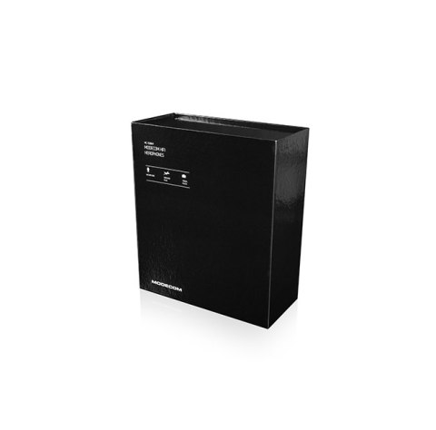 MODECOM MC-1500HF BRĄZOWE PRZEWODOWE SŁUCHAWKI NAGŁOWNE Z MIKROFONEM MODECOM