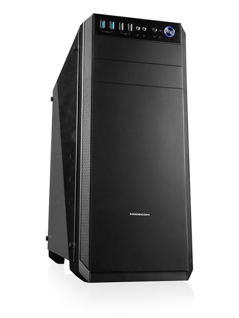 MODECOM OBERON PRO GLASS CZARNA OBUDOWA KOMPUTEROWA MODECOM