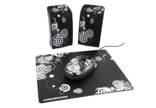 MODECOM STARTER ART ZESTAW 3 w 1 (MYSZ, GŁOŚNIKI, PODKŁADKA) MODECOM