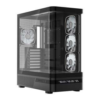 MODECOM VOLCANO AQ200 ARGB MIDI CZARNA OBUDOWA KOMPUTEROWA MODECOM
