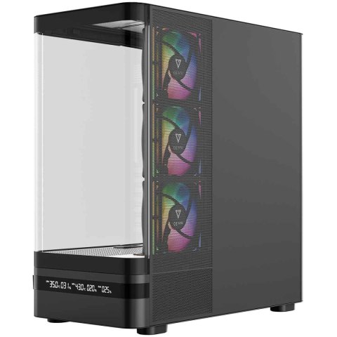 MODECOM VOLCANO AQ200 ARGB MIDI CZARNA OBUDOWA KOMPUTEROWA MODECOM