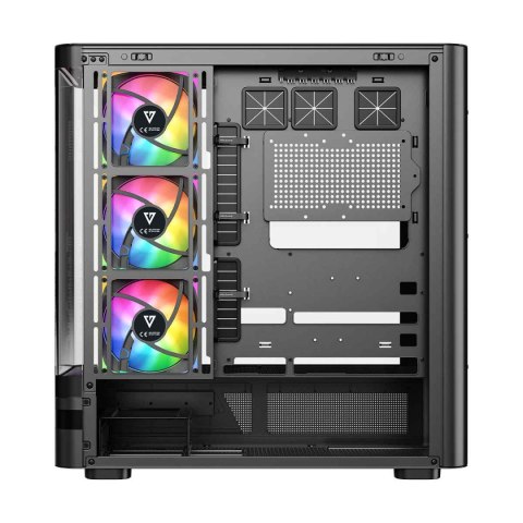 MODECOM VOLCANO AQ200 ARGB MIDI CZARNA OBUDOWA KOMPUTEROWA MODECOM
