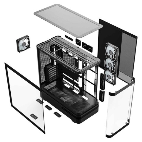 MODECOM VOLCANO AQ200 ARGB MIDI CZARNA OBUDOWA KOMPUTEROWA MODECOM