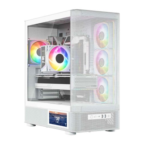MODECOM VOLCANO AQ400 ARGB MIDI BIAŁA OBUDOWA KOMPUTEROWA MODECOM