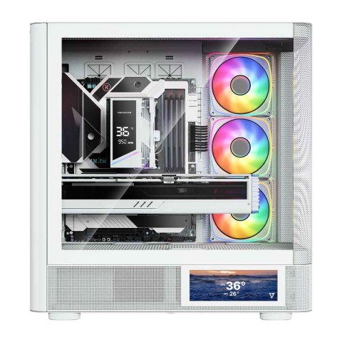 MODECOM VOLCANO AQ400 ARGB MIDI BIAŁA OBUDOWA KOMPUTEROWA MODECOM