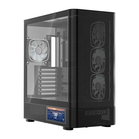 MODECOM VOLCANO AQ400 ARGB MIDI CZARNA OBUDOWA KOMPUTEROWA MODECOM