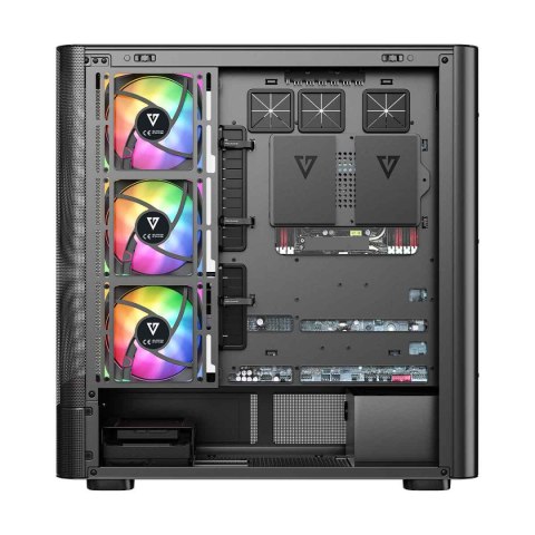 MODECOM VOLCANO AQ400 ARGB MIDI CZARNA OBUDOWA KOMPUTEROWA MODECOM