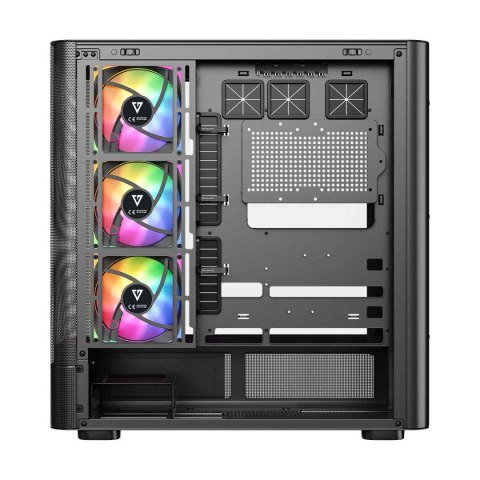 MODECOM VOLCANO AQ400 ARGB MIDI CZARNA OBUDOWA KOMPUTEROWA MODECOM