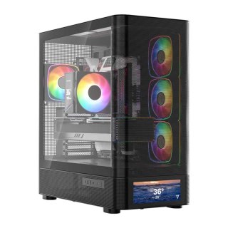 MODECOM VOLCANO AQ500 ARGB MIDI CZARNA OBUDOWA KOMPUTEROWA MODECOM