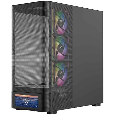 MODECOM VOLCANO AQ500 ARGB MIDI CZARNA OBUDOWA KOMPUTEROWA MODECOM