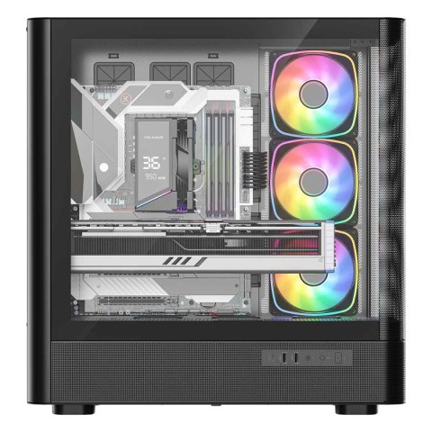 MODECOM VOLCANO AQ500 ARGB MIDI CZARNA OBUDOWA KOMPUTEROWA MODECOM