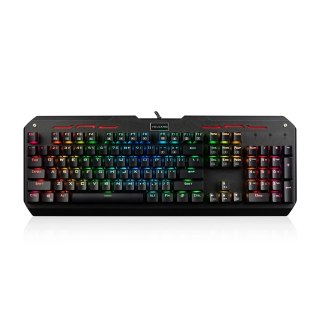 MODECOM VOLCANO HAMMER RGB PRZEWODOWA KLAWIATURA MECHANICZNA (Brązowy przełącznik Outemu) DE LAYOUT MODECOM