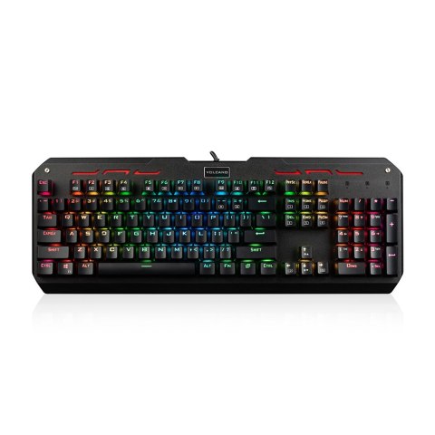 MODECOM VOLCANO HAMMER RGB PRZEWODOWA KLAWIATURA MECHANICZNA (Brązowy przełącznik Outemu) DE LAYOUT MODECOM