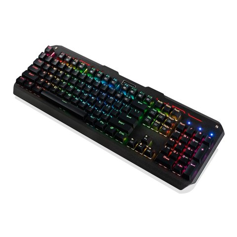 MODECOM VOLCANO HAMMER RGB PRZEWODOWA KLAWIATURA MECHANICZNA (Brązowy przełącznik Outemu) DE LAYOUT MODECOM